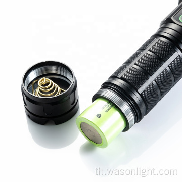 Wason หนักหน้าที่สูง lumens xhp90 การล่าปลากลางแจ้งและการขุดไฟฉายนูนเลนส์คบเพลิงซูมได้แสงสำหรับอุตสาหกรรม